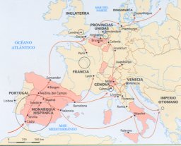 Dispersión de la plata española por Europa