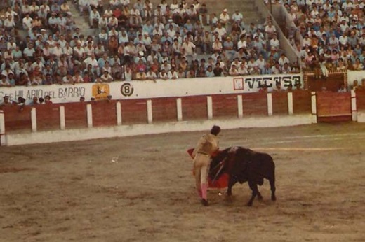 Manolo Blázquez Jiménez en Medina del Campo. Fotografía cedida por el torero para esta página.