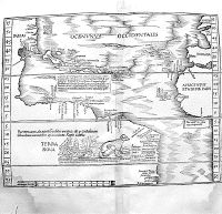 Mapa del 'Geographicae Enarrationis Libri Octo', de Claudio Ptolomeo en uno de los libros que formará parte de la exposición.