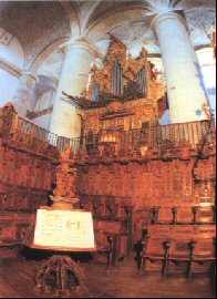 Coro de la iglesia parroquial de los Santos Juanes de Nava del Rey