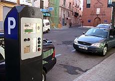 Una de las calles de Medina del Campo en la que se ha implantado la Ordenanza Reguladora de Aparcamientos.