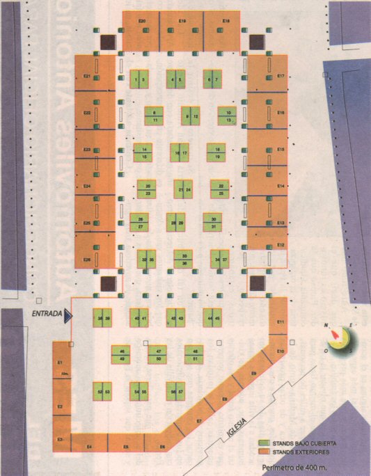 Plano ubicación Feria de Muestras de San Antonio