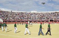 Uno de los festejos celebrados en la plaza de toros medinense. RUBÉN GARCÍA