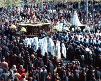 Procesión del Encuentro de una edición pasada de la Semana Santa medinense. / FRAN JIMÉNEZ