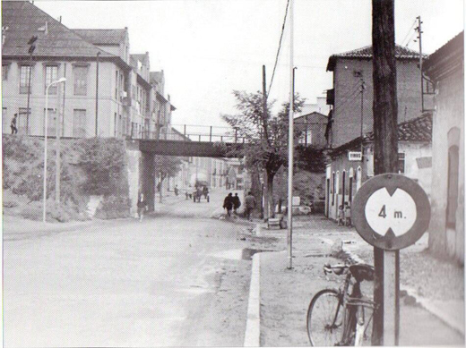 Antiguo Puente del ferrocarril, hoy reformado. Calle de Valladolid. David Muriel