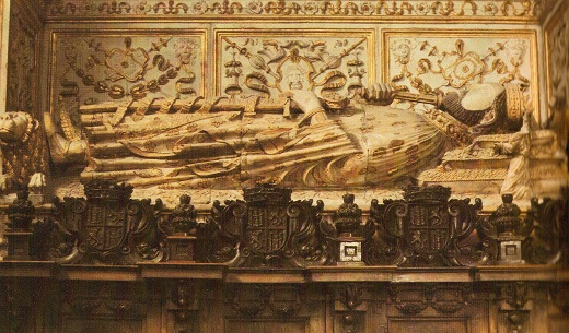 Sepulcro de Enrique II de Castilla en la Catedral de Toledo