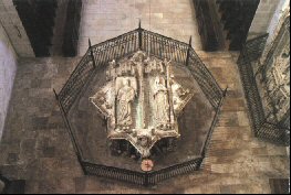 El sepulcro real, de Gil de Siloé, es considerado obra cumbre de las construcciones funerarias
