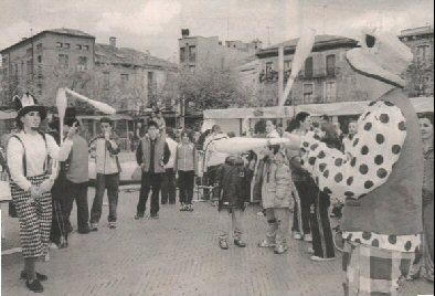 Los malabares animaron la feria desde primeras horas de la mañana.