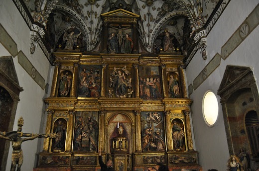 Retablo Mayor de la iglesia parroquial de Villaverde de Medina