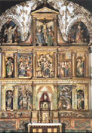 Retablo Mayor de la Iglesia de Santa María del Castillo de Villaverde de Medina