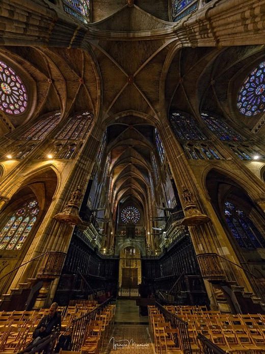 Diferente al resto. Catedral de León Patrimonio de la Humanidad.