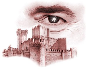 Castillo de la Mota de Medina del Campo. Dibujo de Cristina Figueroa.