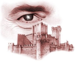 Castillo de la Mota de Medina del Campo. Dibujo de Cristina Figueroa.