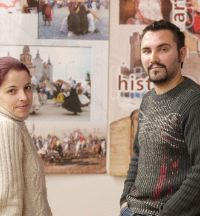 Adela Burgueño y Jesús del Pilar, responsables del proyecto. / A. Á.