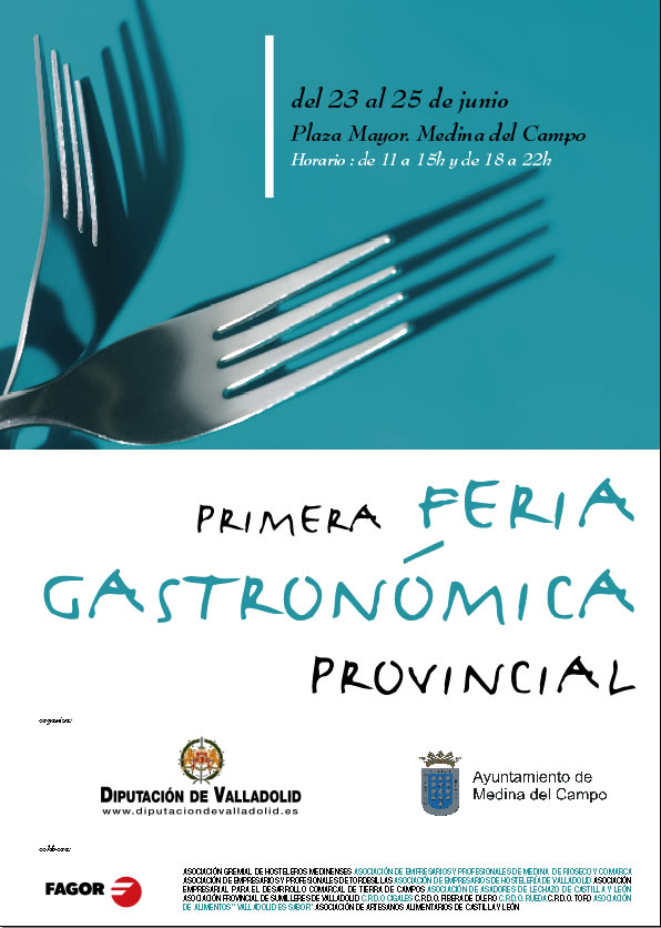 Cartel anunciador de la I Feria  Gastronómica Provincial