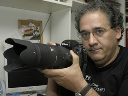 El fotgrafo Fran Jimnez, colaborador de El Norte de Castilla. / EL NORTE