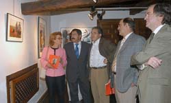María José Martín, Ramón Gómez, Fran Jiménez, Crescencio Martín Pascual y el director de El Norte, Carlos Roldán. / E. jiménez