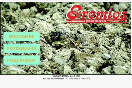 Portada de la revista GREMIOS 2006