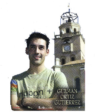 Guzmán Ortiz, abanderado 2006 perteneciente a la peña "Evaristos"