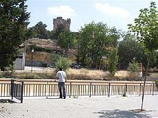 Zona del parque Aguacaballos donde podría estar ubicado el enlace entre el castillo y el casco urbano. 