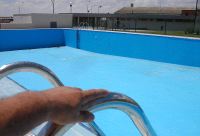 Aspecto general de la nueva piscina de Medina del Campo. / FRAN JIMÉNEZ