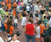 Participantes en la verbena infantil. / F. J.