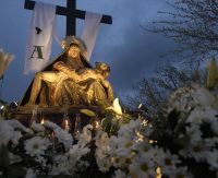 El paso de la Virgen de las Angustias. / FRAN JIMÉNEZ