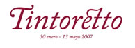 Cartel exposicin Tintoreto 2007