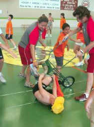 Una de las actividades del campamento de verano del 2006. / F. J.