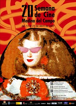 Cartel 20 Semana de Cine de Medina del Campo del 13 al 21 de abril de 2007 