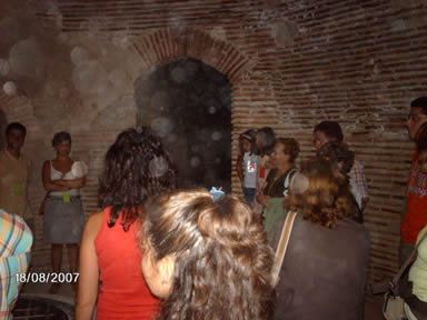 Una de las Galerías del interior del Castillo de la Mota