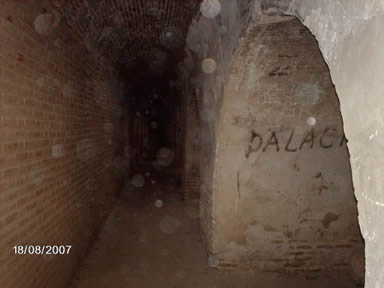 Una de las Galerías del interior del Castillo de la Mota