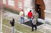 Turistas en el Castillo de la Mota. / FRAN JIMÉNEZ