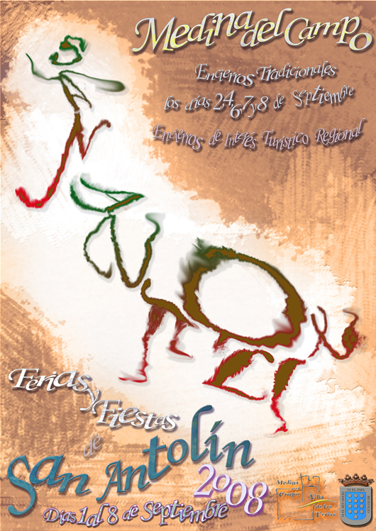 Cartel de las Ferias y Fiestas de San Antolín 2008