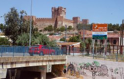 Zona donde se instalar la pasarela de acceso al barrio de La Mota. / FRAN JIMNEZ 