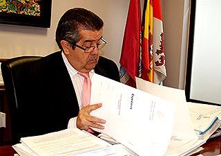 El ex teniente de alcalde, Fidel Lambs, en una foto de archivo en el Ayuntamiento. Ivn Lozano