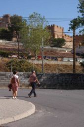 Lugar del que partir la pasarela al castillo. / FRAN JIMNEZ