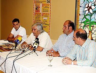 Presentacin de los carteles taurinos de San Antoln el pasado 31 de julio. I. Lozano 