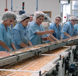 Trabajadores de Pastas Casado. / FRAN JIMNEZ