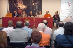 Acto celebrado ayer por la Junta de Semana Santa de Medina de Campo. / F. JIMÉNEZ 