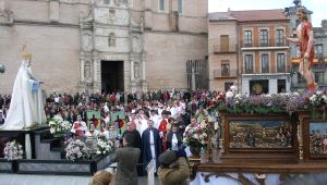 Procesin del Encuentro en Medina del Campo. / P. G.