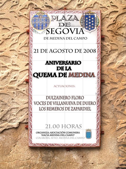 Cartel quema de Medina