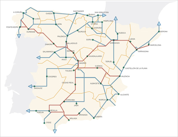 Mapa del AVE-2020