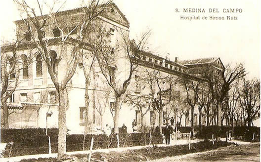 Antiguo Hospital de Simón Ruiz. Fachada principal. 1903-1904