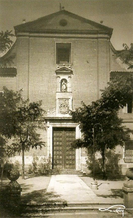 Antiguo Hospital de Simón Ruiz. Fachada de la iglesia. Loty.1928-1930