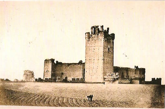 Castillo de la Mota. Auguste Muriel, 1864