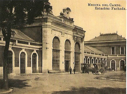 Estación de ferrocarril. Edificio viejo. Comienzos del siglo XX