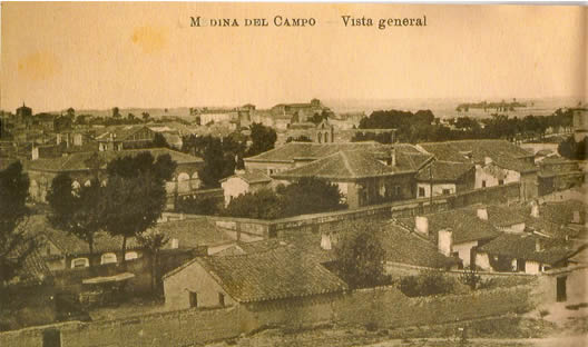 Vista general desde la subida al cerro de la Mota. Casa Luis Saus. 1918