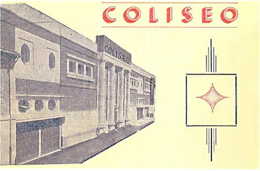 Fachada del Cinema Coliseo (antes iglesia de San Facundo y San Primitivo). 1933