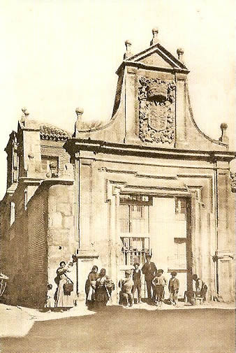 Palacio del Almirante. Portadas barrocas. 1903-1904